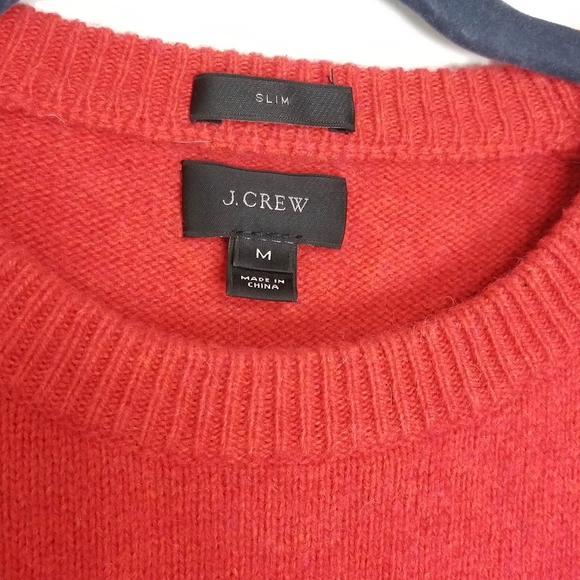 J. Crew Slim Merino Wool Blend Crew Neck Sweater M - Picture 4 of 4